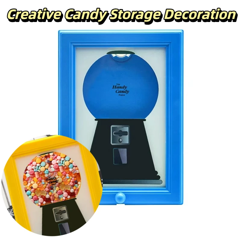 

Creative Candy Storage Decoration Rack Moisture-proof Candy Box Dispenser Photo Frame Home Furnishing Creativity Storage Decor