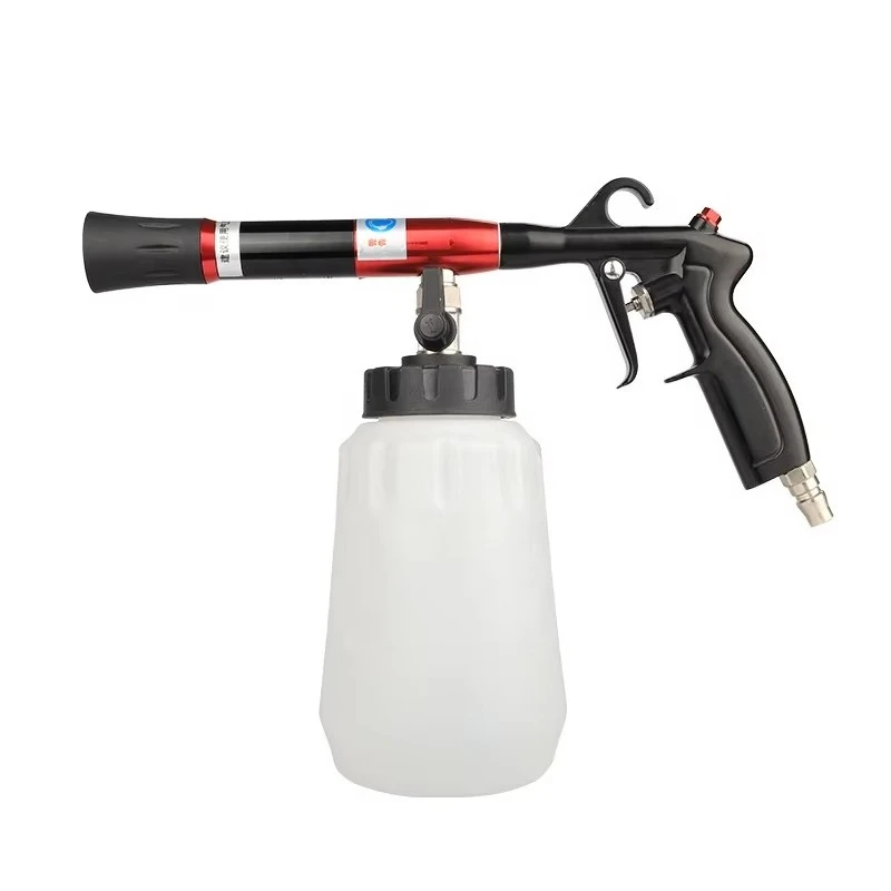 Bearing Type Interior Air Blowing Dust Car Washing Spray Wash Tornado Water Gun Detailing Gun 1000ml Car Cleaning Gun