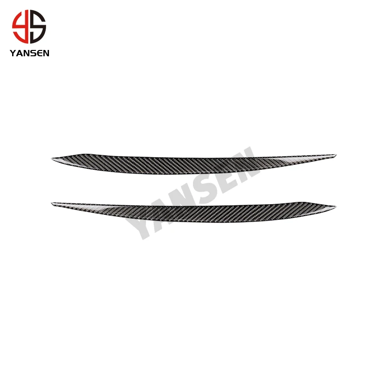 

Car Headlight Eyebrow Eyelid Carbon Fiber Decor Strip Sticker For Volkswagen Golf 7 Gti Mk7 2013-2017 Accessories