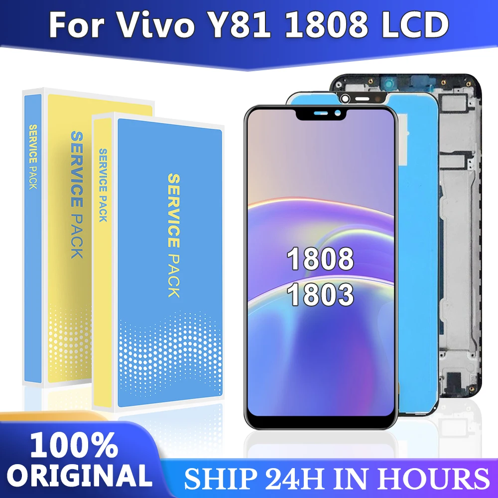 

6,22 ''для VIVO Y81 Y83 Y81i ЖК-экран сенсорный дигитайзер в сборе для VIVO 1802 1808 1803 V1732A экран дисплея