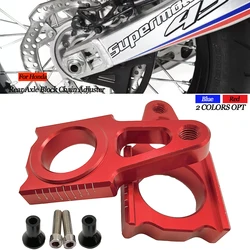 Motorcycle CNC Rear Axle Block Chain Adjuster For Honda CR 125 250 CRF250R CRF450R CRF 250R 250X 250RX 450R 450X 450RX 450L R RX