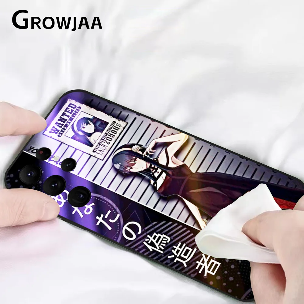 Etui na telefon Kawaii Anime S-SPY×FAMILY A-Anya do Samsung Galaxy S24 Ultra S22 S23 Ultra S21 S20 5G Protective Silicone TPU Funda