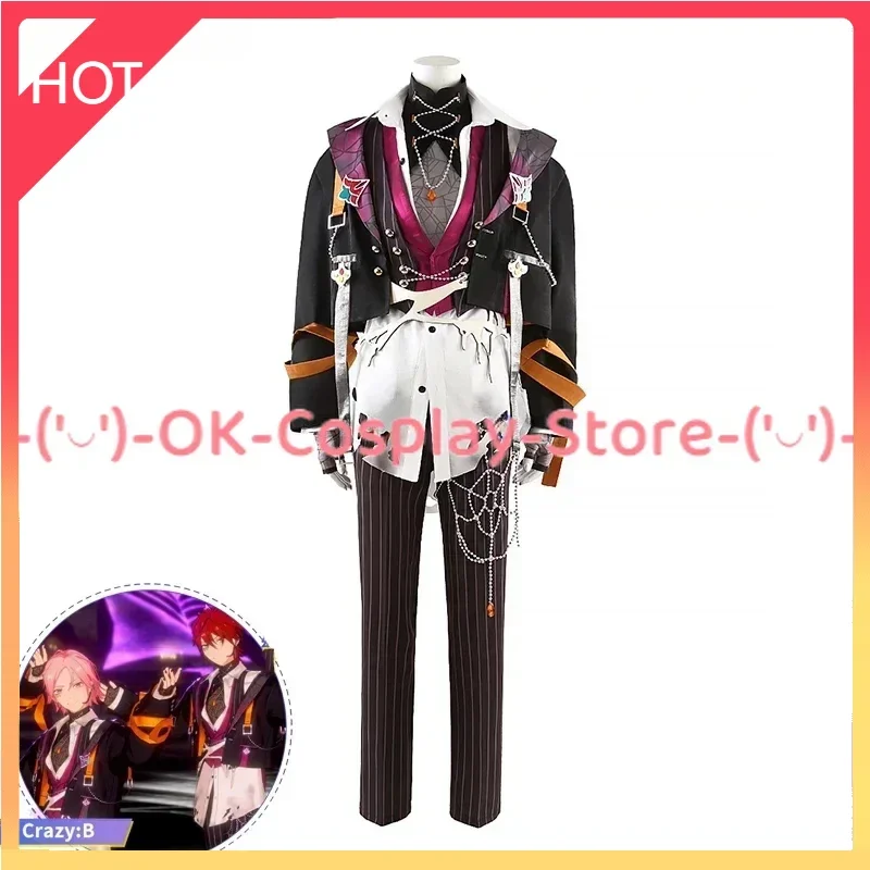 Game Ensemble Stars Helter-Spider CrazyB Oukawa Kohaku Cosplay Costume Anime Clothing Halloween Party Suits Custom Made