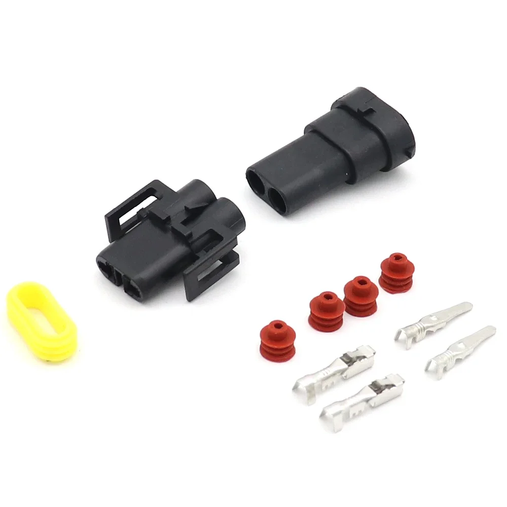 

1set Car Motorcycle H8/H9/H11/880/881 Waterproof DIY Male Female Quick Adapter Connector Terminals Plug Kit