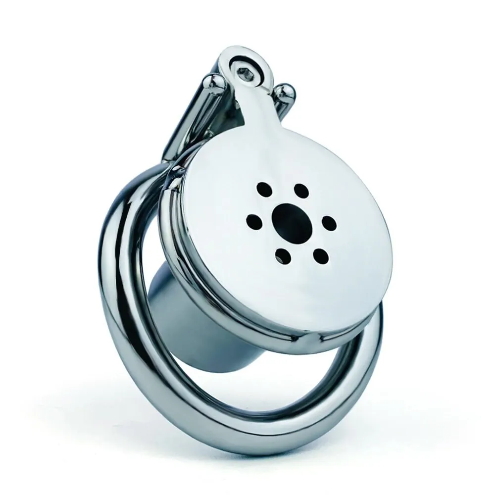 FRRK 음경 실린더 반전형 남성 정조대 금속 카테터 포함 SM 에로틱 성인용품 남성용 게이용