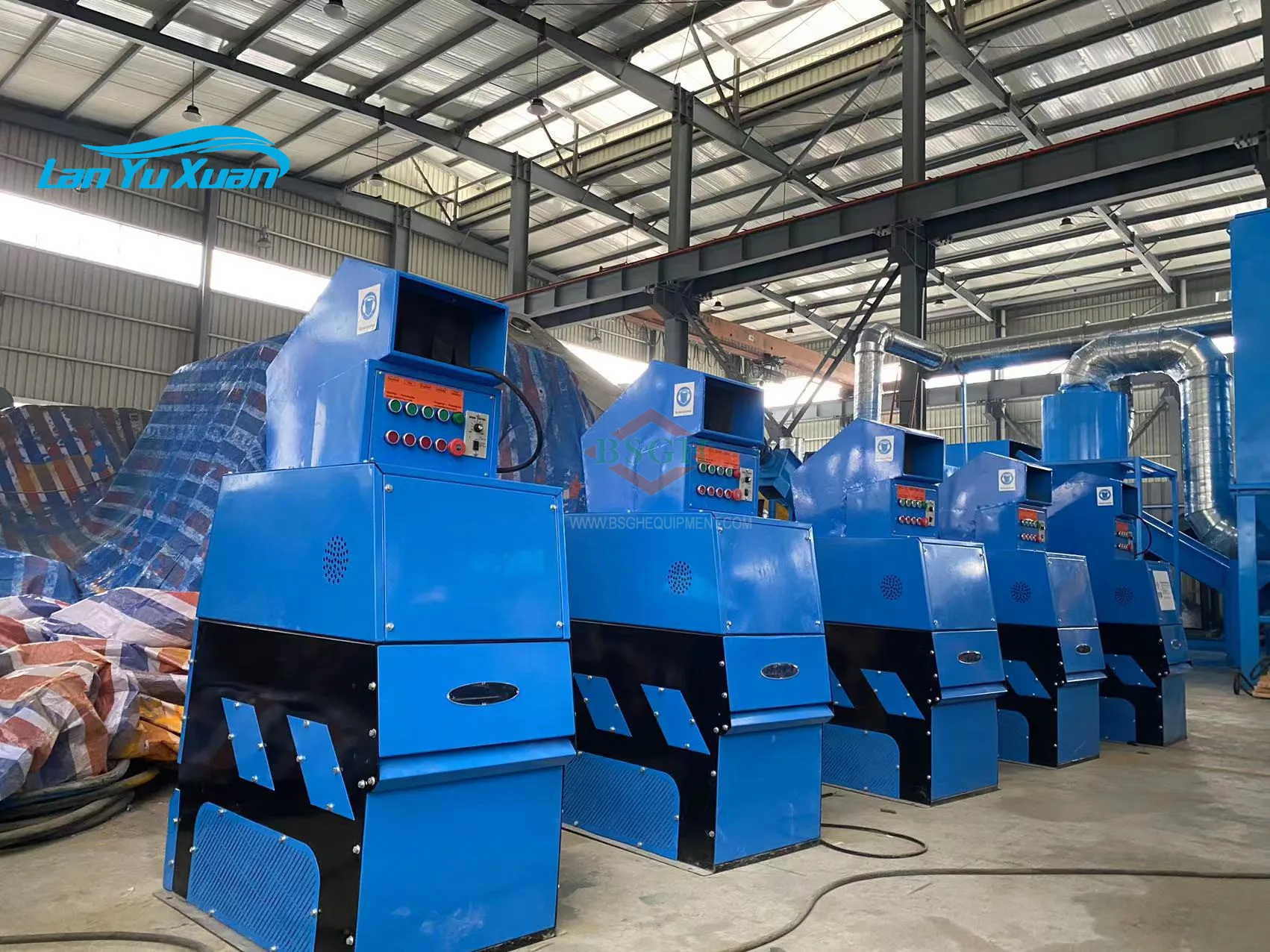 2022 BGSH New Design Mini Cable Wire Grinder Machine for Scrap Cable Recycling 220V Copper Cable Wire Granulating Machine