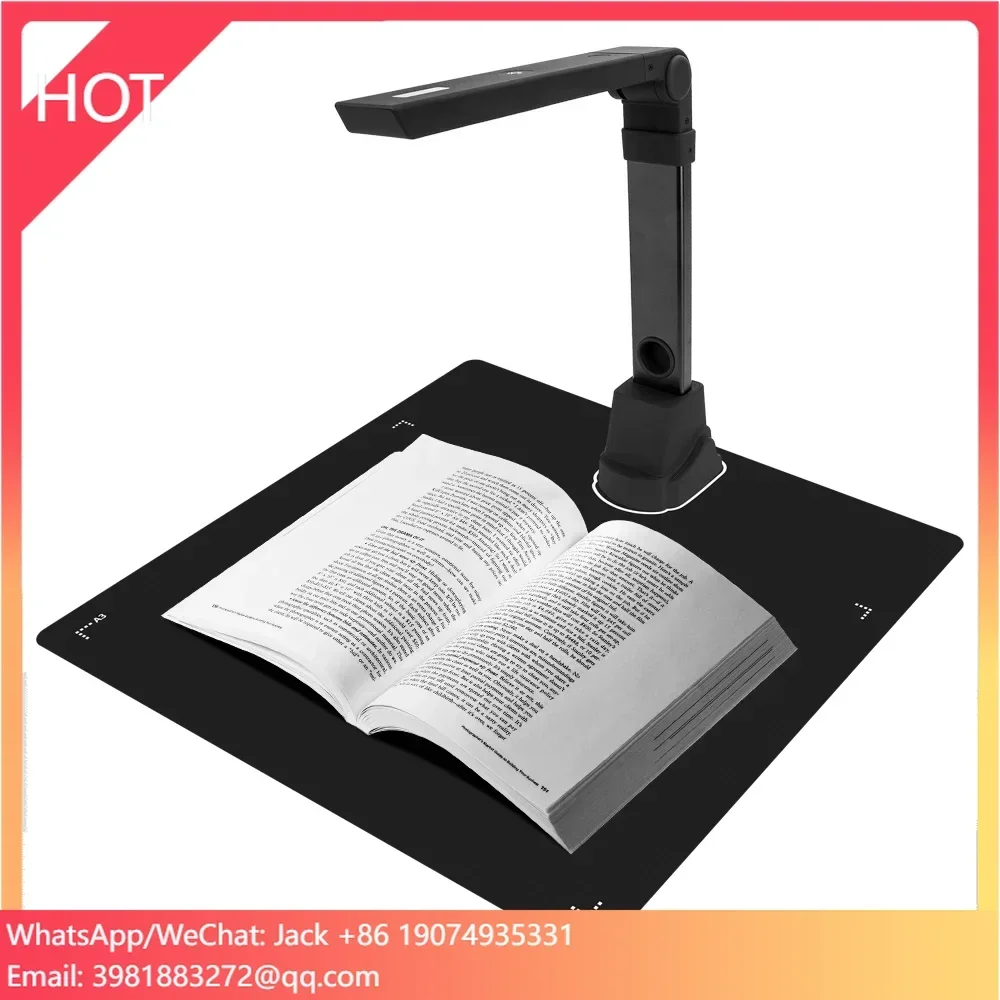 

High Speed Book Scanner Automatic Portable Document Scanner A4 Document Camera
