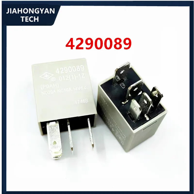 5PCS 10PCS Original  4290088-012-1H 4-pin 4290089-012 (1) -1Z 12V 5-pin 20A FOR BYD auto relay