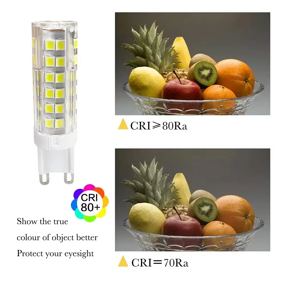 5-8Pcs G9 LED Bulbs 9W AC 220V G9 LED Lamp LED Bulb SMD 2835 LED G9 Light Replace 30/40W Halogen Lamp Warm White / White Light