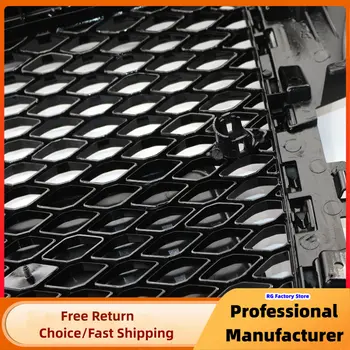 適用於奧迪A3 S3 8P 2008-2012款的亮黑色賽車風格前保險桿格柵,RS3風格蜂窩狀格柵罩 6 最佳銷售 奧迪A3 8P格柵 - №3