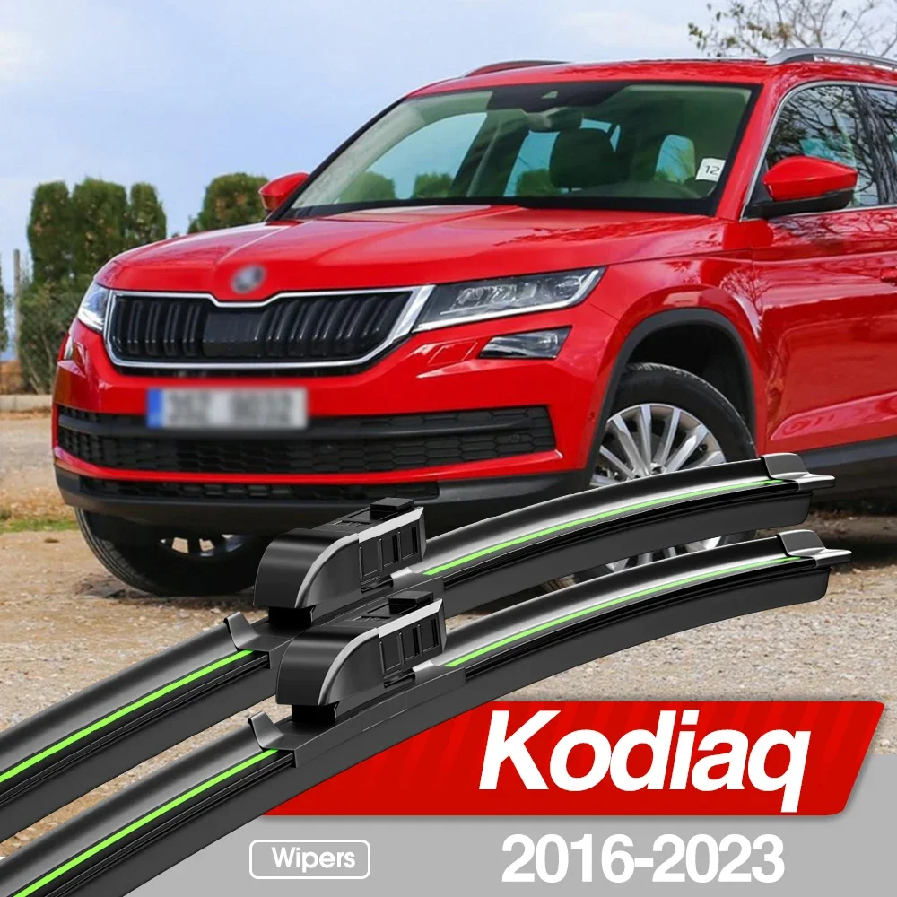 

For Skoda Kodiaq 2016-2023 Front Windshield Wiper Blades 2pcs Windscreen Window Accessories 2017 2018 2019 2020 2021 2022