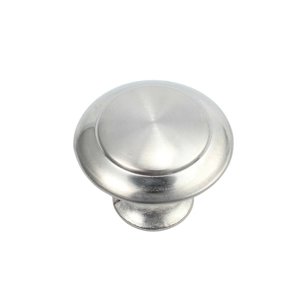 

20Pcs Stainless Steel Drawer Pull Handles Large Size Mushroom Round Design Cabinet Knobs Cupboard Wardrobe Furniture Hardware