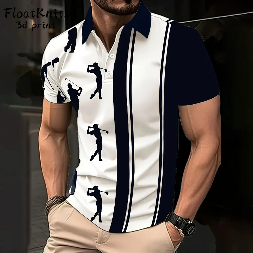 

Minimalist Graphic T-shirt summer solid color Men's clothing lapel Short sleeve tee Simple Breathable t shirts for man polo shir