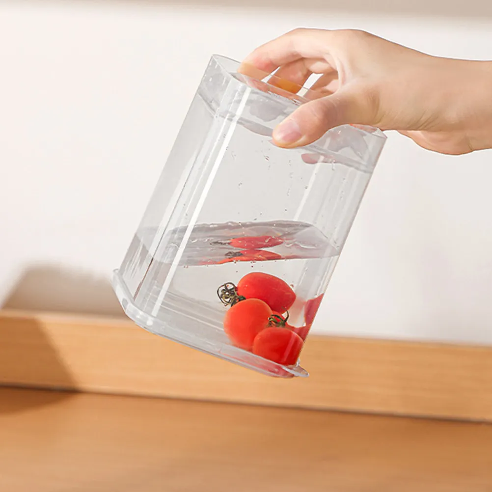 Clear Yogurt Storage Box Plastic Container with Airtight Lid for Homemade Yogurt Food Storage Meal Prep Steel Chapati Box