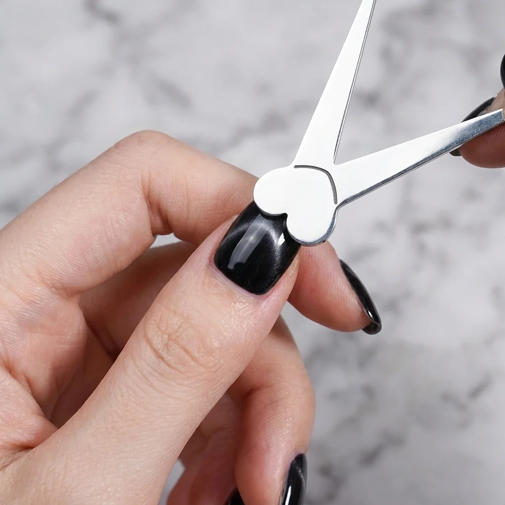 Cat Eye Nail Magnetic Suction Tool Black Hole Round Love Rabbit Design Handmade DIY Home Nail Art Accessories