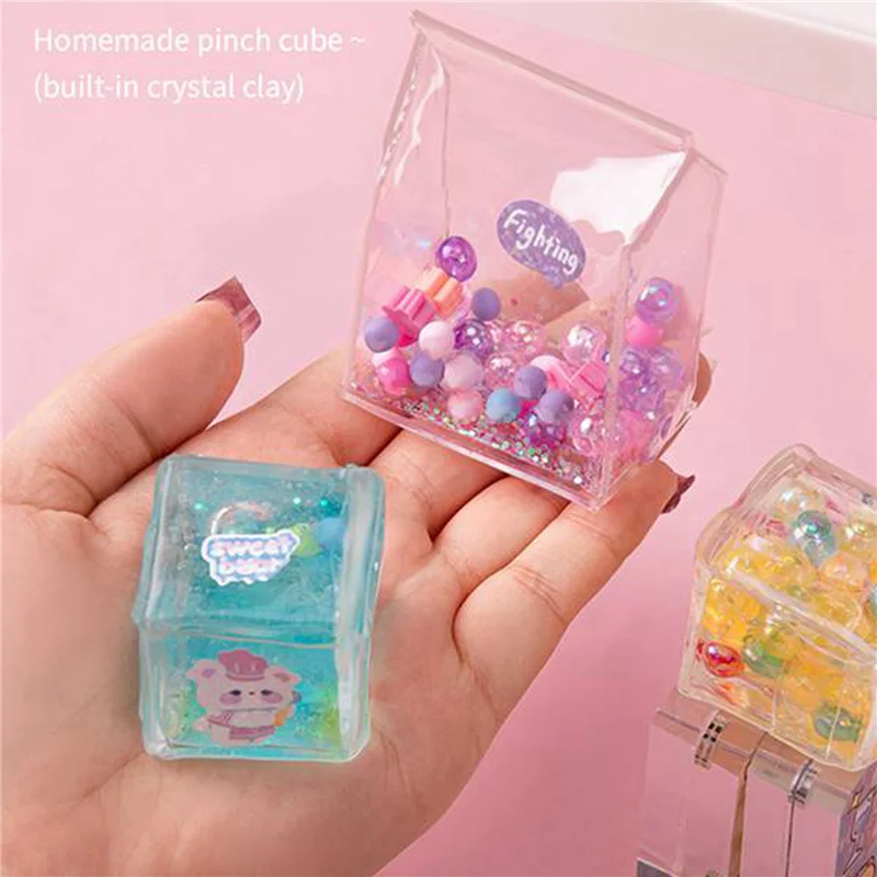 

【Flash Sale】2X Pet Nano Glue Kneading Music Blowing Bubble Full Set Of Nano Tape Double-Sided Paste Blowing Bubble Toy A