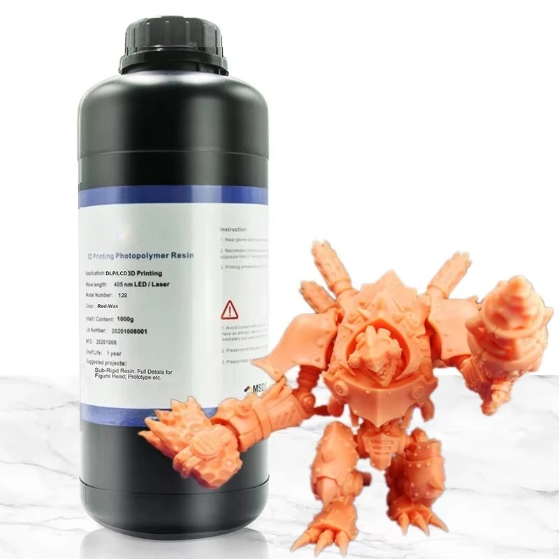 Liquid Rigid Photopolymer 1kg UV Resin Easy‑Curing High Resolution Consumable for 3D Printer