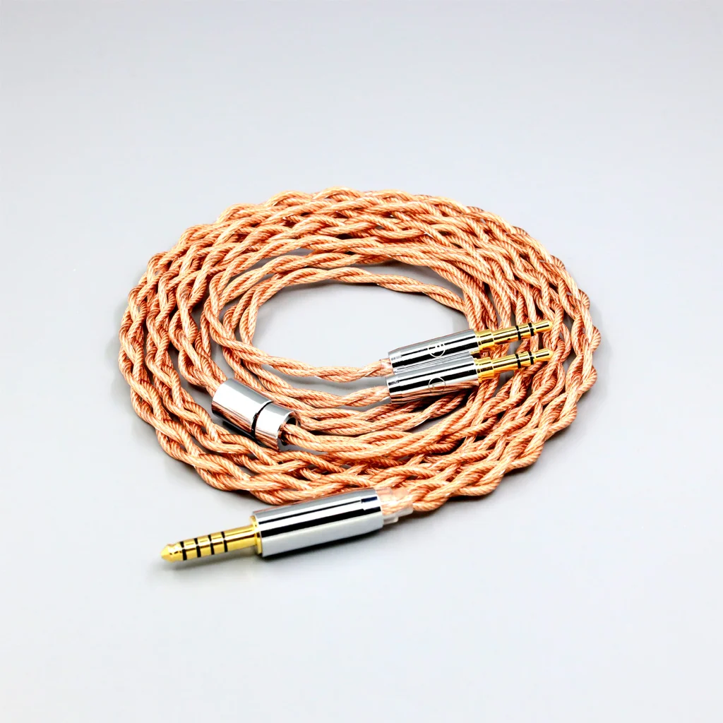 Câble d'écouteur mixte coaxial en graphène 7N OCC, blindage pour Hifiman, Sundara, Ananda HE1000se, HE6se, DEVA he400se, Arya He35, LN007776