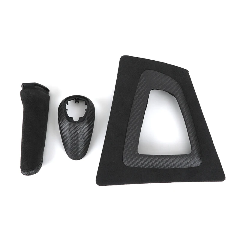 

M Performance Alcantara Carbon Gear Selector DCT Cover Gear Surround Hand Brake Cover Interior Kit for M2 F87 LCI Coupe