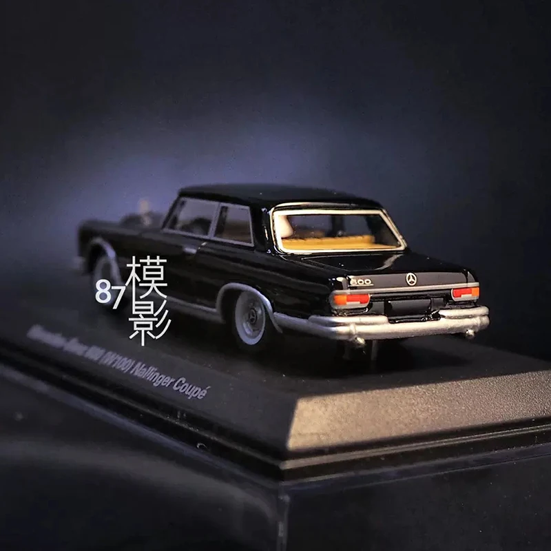 1:87 Diecast Car Model Simulation Benz 600 (W100) Nallinger Classical Retro Cars Model Vehicle Toys  Collection Decoration