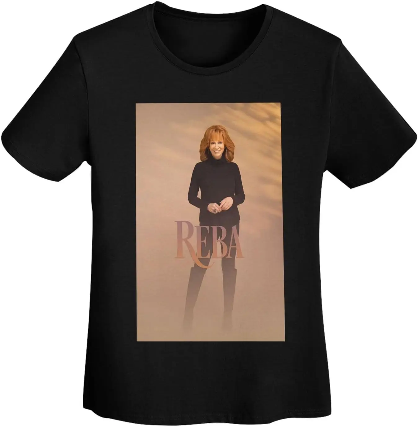 

Женская футболка Reba Music McEntire, базовая забавная свежая футболка с короткими рукавами
