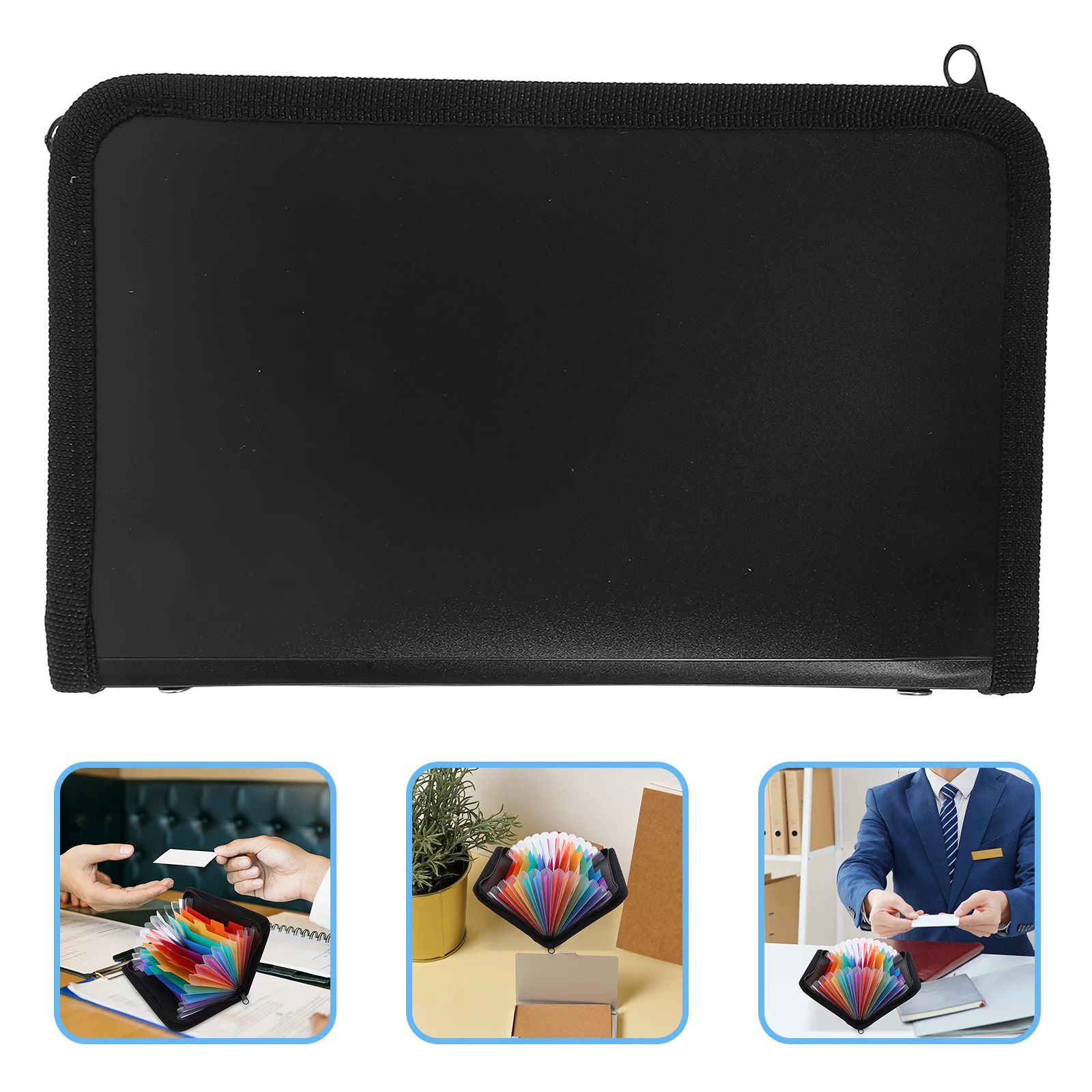 منظم الإيصالات المحمولة توسيع مجلد الملفات حامل مستندات متعدد الشبكة للأوراق فواتير القسائم تذاكر حامل العملة #6