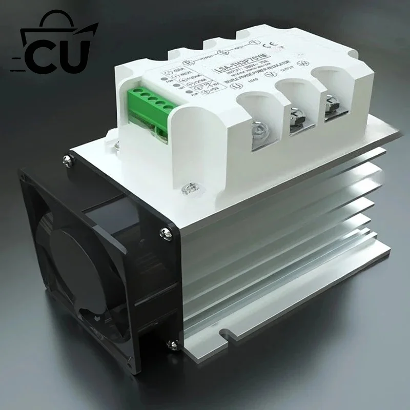Three Phase SCR Power Regulator RS485 Communication AC Voltage Controller for Temperature Lighting Motor Speed Control