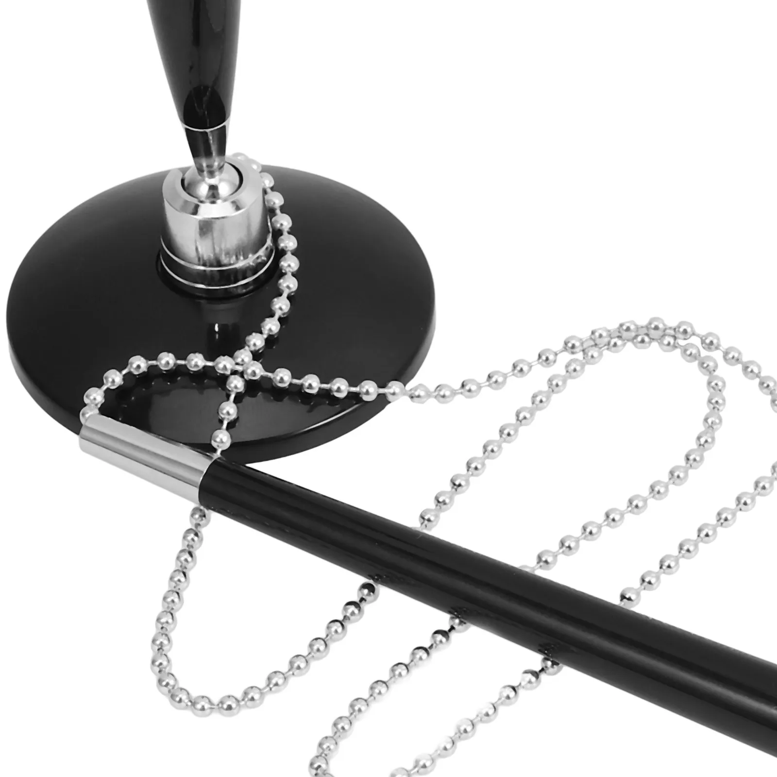 

Standing Desktop Signature Pen Solid Lightweight Body Wear Resistant Exquisite Ballpoint Pen for Business Office Hotel Banking