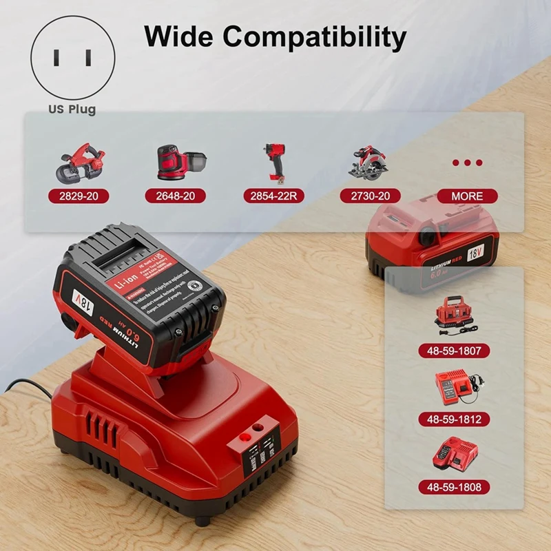 ミルウォーキー,m12,m18,M12-18FC,急速充電器の交換用バッテリー充電器
