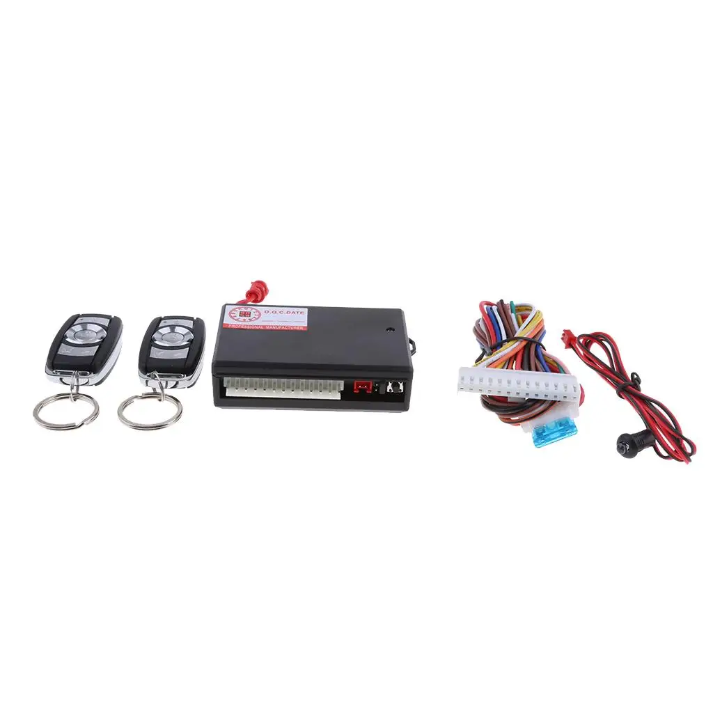 Car Remote Central Lock Keyless Entry System With Remote Controllers,12V