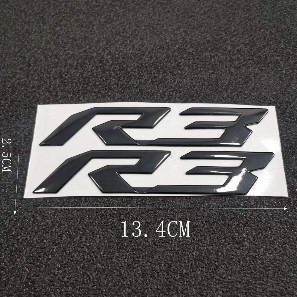 R3 3D Set Stickers Motorcycle Accessories Fueltank Fuel Tank Grip Pad Flame To Fairing Solo Seat Reflective Decal For Yamaha YZF