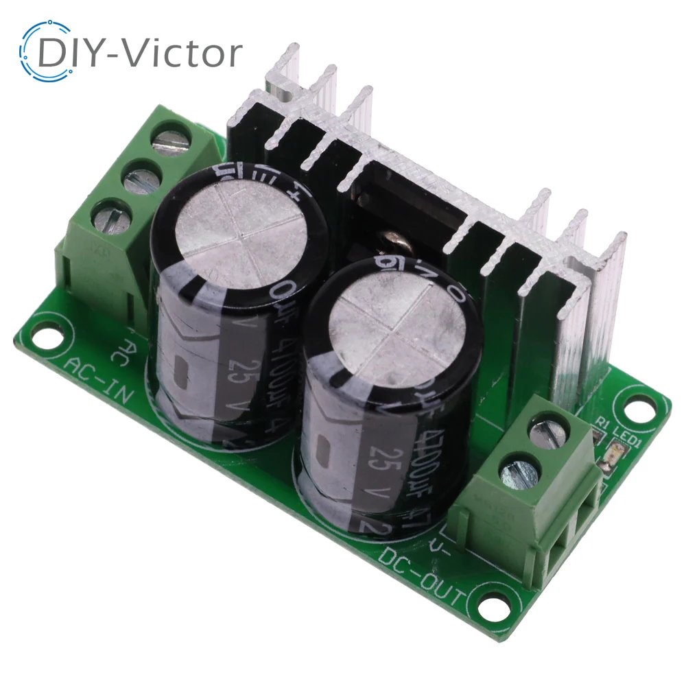 Dual Power To Single Power Rectifier Filter Board 8A Transformer To Single Power Board 0-12V 0-20V