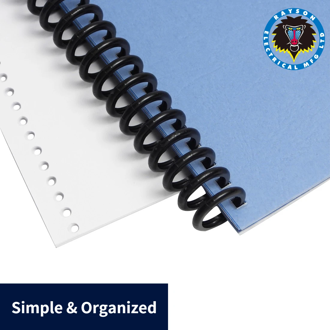 DIY Comb Binding Spine . Office Accessories and School Supplies Book Binder, Nice Stationery for A4 PVC NoteBooks