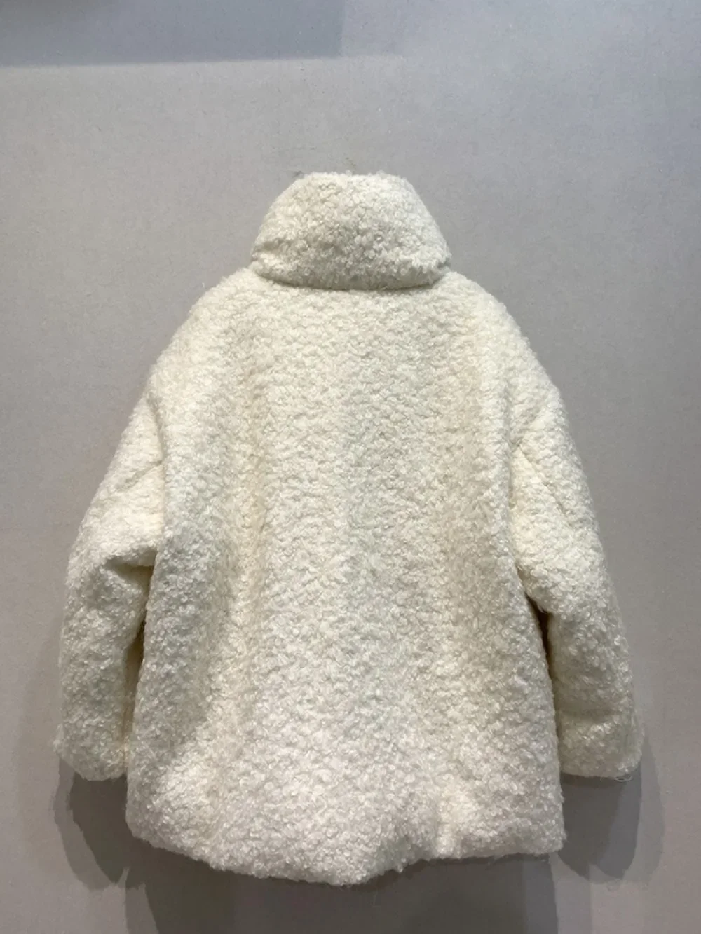 Kuzuwata Soft Tweed Slim Profile Warm Thicked Parkas Loose Lambswool Casual Luxury High Street Coat Japan Moda Vintage Jackets