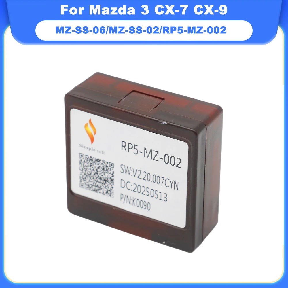 RP5-MZ-002 For Mazda 3 CX-7 CX-9 Car Radio Canbus Box Adapter Auto Multimedia GPS Decoder MZ-SS-06/MZ-SS-02