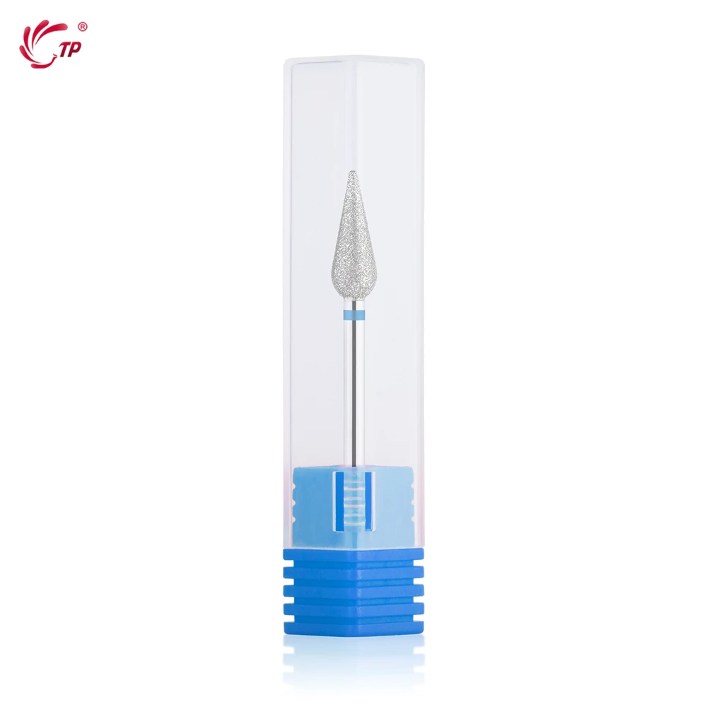 TP 3 teile/satz Flamme Diamant Nagel Bohrer Bits 3/32'' Russische Elektrische Datei Bits Fräser für Maniküre Häutchen entfernen Nagel Werkzeug – Detail 10