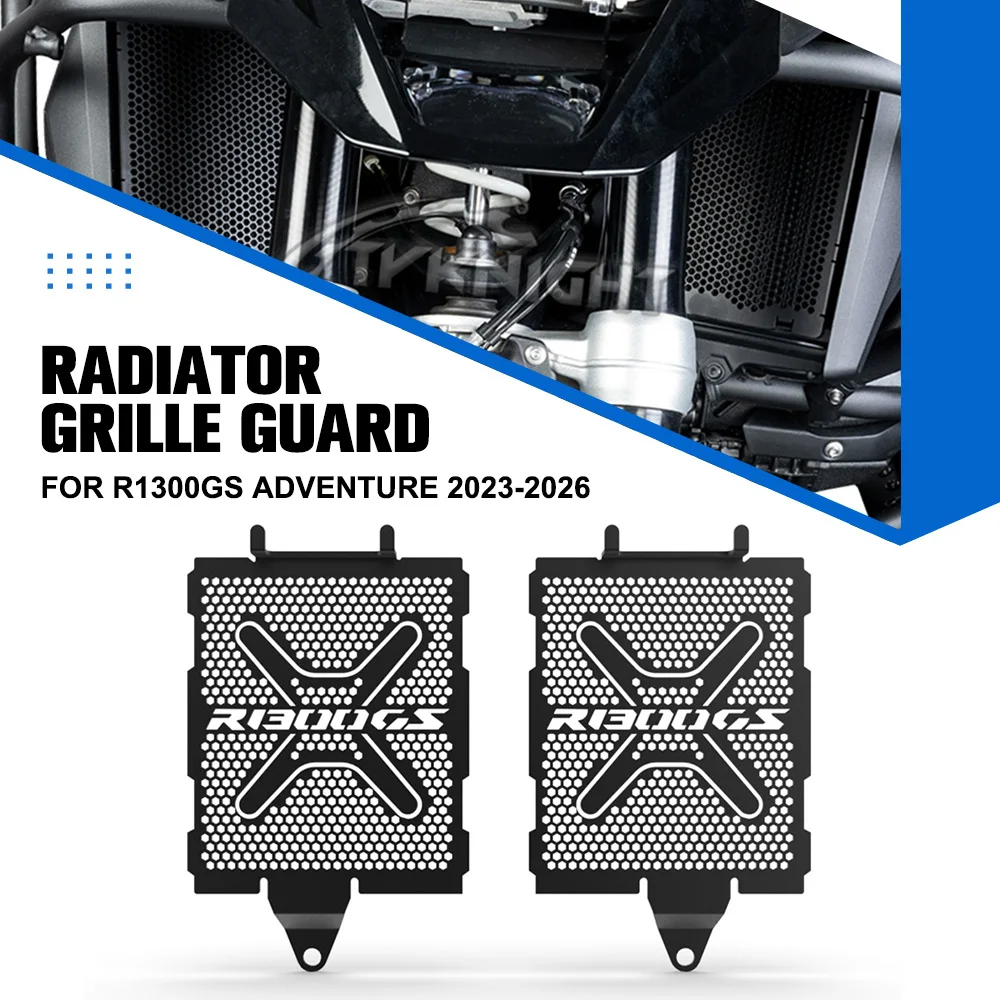 

Motorcycle Accessories Radiator Grille Guard Protector Cover FOR BMW R1300GS Adventure 2023-2024-2025-2026 Aluminium R 1300 GS