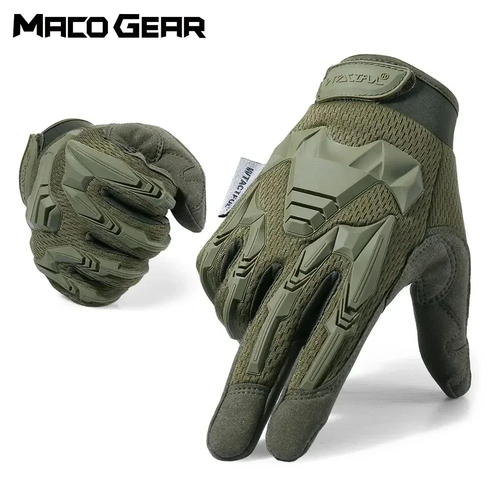 Tactical Gloves Camo Touch Screen Cycling Glove Sports Climbing Paintball Shooting Hunting Riding Ski Full Finger Mittens Men