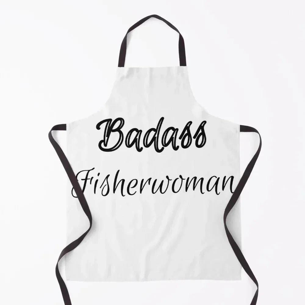 

Фартук рыбака Badass, униформа шеф-повара маникюра, женские милые кухонные аксессуары, вещи для дома и кухни, фартук
