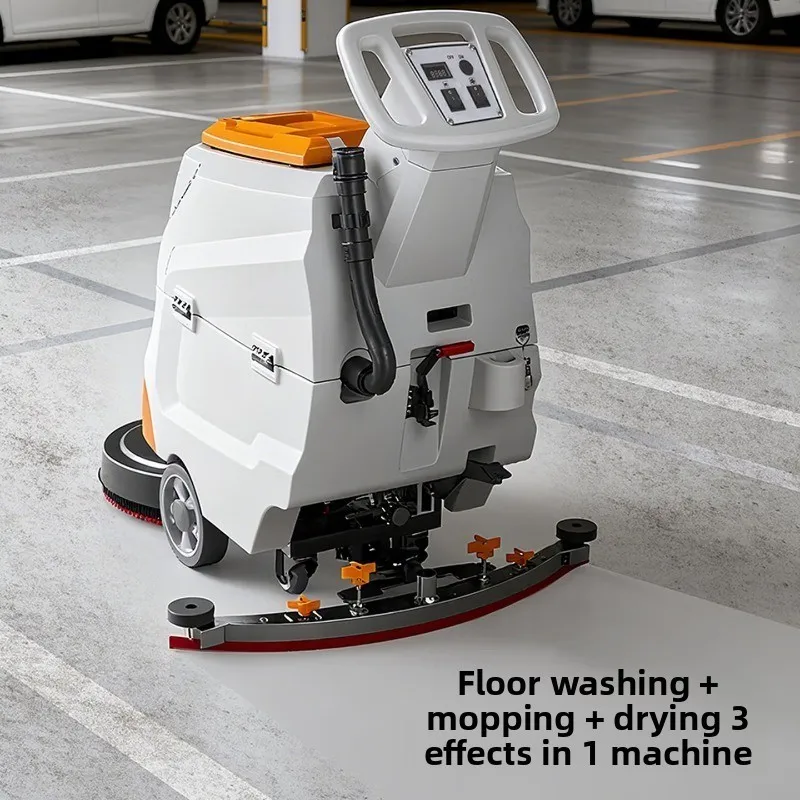 Industrial washing machine Commercial hand push cleaning cart Scrubbing machine, cleaning machine Sweeping machine