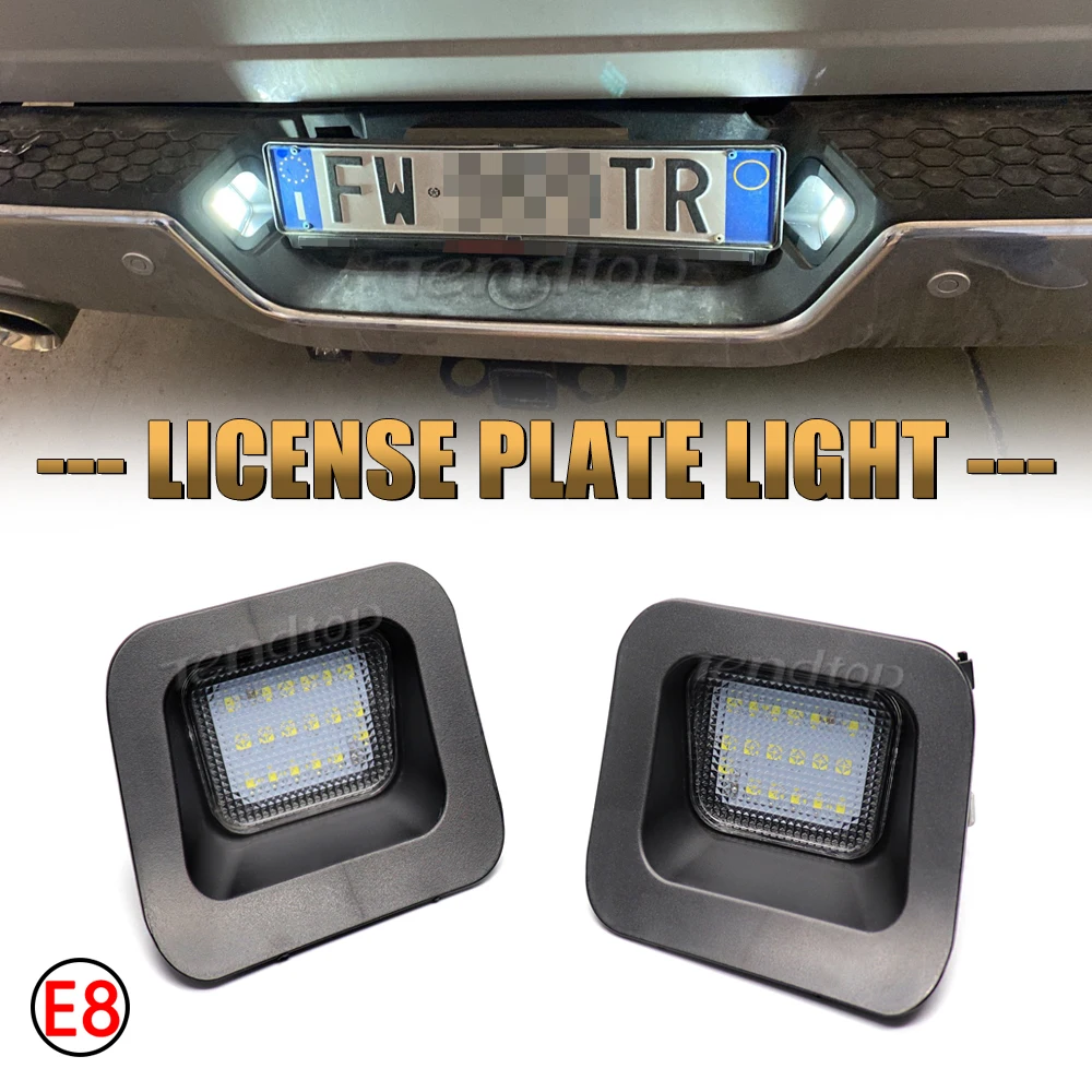 LED Car White 3W Number License Plate Lights Canbus Accessories For 2003-2018 Dodge RAM 1500 2500 3500