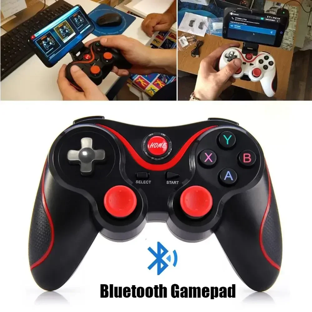 

T3 Bluetooth Wireless Gamepad S600 STB S3VR Game Controller Joystick For Android IOS Mobile Phones PC Game Handle