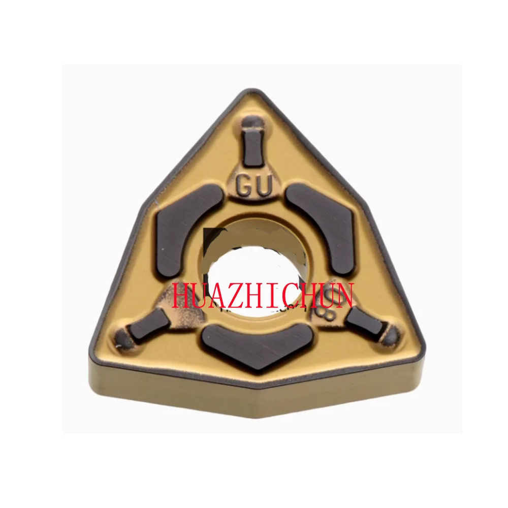 

HUAZHICHUN WNMG080408N-GU AC630M Carbide Inserts Milling Cutter Tool