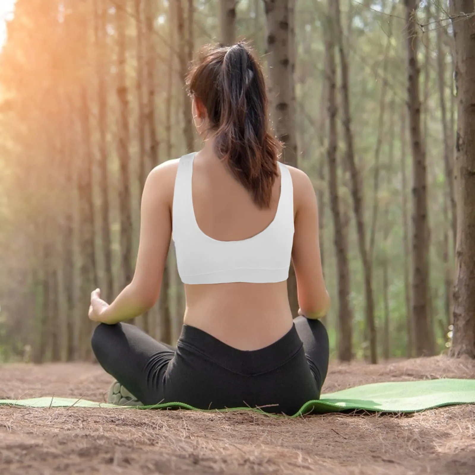 1Pcs Wireless No Steel Ring Yoga Bra Breathable Comfortable Vest Running Fitness Tank Running Bras
