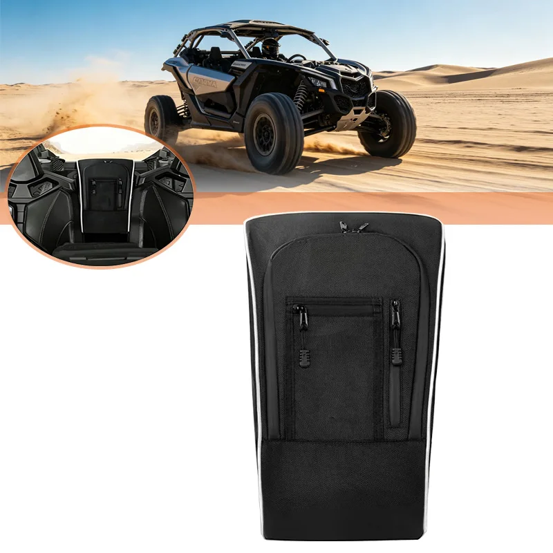Bolsa de almacenamiento central para UTV, bolsa de herramientas para consola central, para Can-Am Maverick X3/ XDS/XDS Turbo/XDS Turbo R/XRS/XRS, accesorio para UTV
