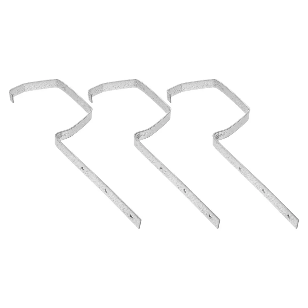 

3 Pcs Gutter Bracket Guttering Brackets Hanging Downspout Mounting Metal Holder Support Bird Feeder