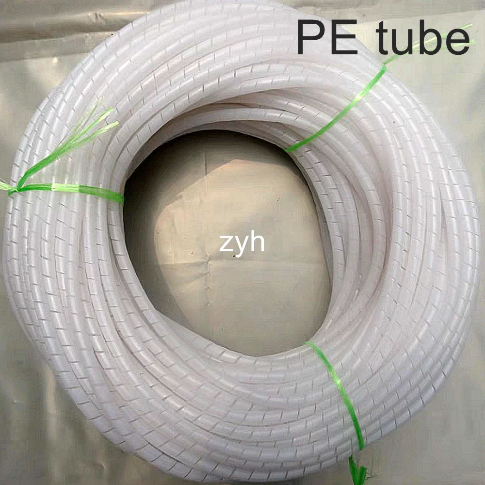 

10m/lot PE Tube for RTM Vacuum Infusion Spiral Tube Wrapping Cable Casing Cable Winding Pipe