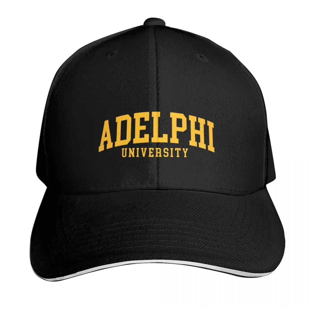 

adelphi university - college font curved Baseball Cap Horse Hat Funny hats Visor tea Hat Men Women's