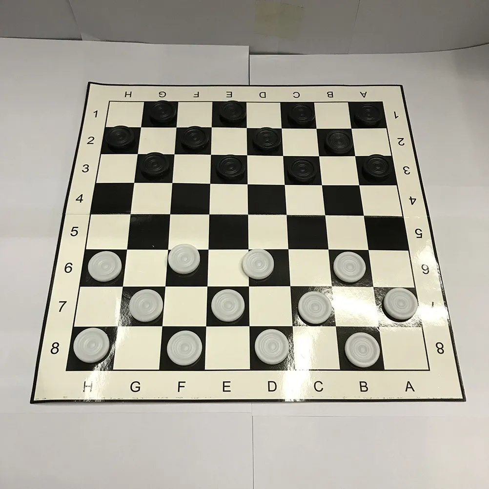 

Plastic Checkers Set Smooth Anti-Friction High Hardness Collapsible Design for Home Travel Use Chinese Checkers Game