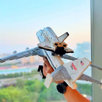 2025 NEW Compatible Sets ICONS Series Shuttle Carrier Aircraft Building Blocks Space Plane Assembly Model Educational Toy Gifts